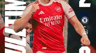 联赛杯-约克雷斯传射加纳乔双响 阿森纳3-2切尔西占先机